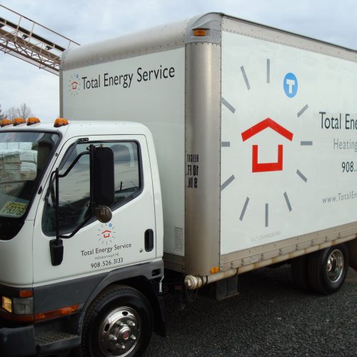 heating and cooling service truck