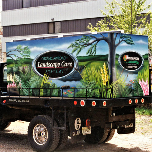 mobile landscaping vehicle